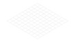 © Elena Pimukova - Isometric grid dot line background. Outline isometric template pattern. Hexagon and triangles line plan texture. Vector  on white background.
