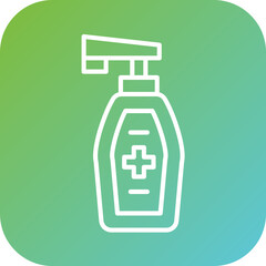 Sticker - Hand Sanitizer Icon Style