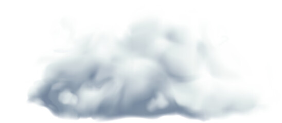 White Cloud  isolated on transparent background