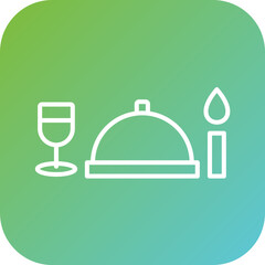 Sticker - Dinner Icon Style