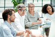 © yurolaitsalbert - business colleagues at an office meeting. close-up.