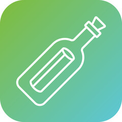 Sticker - Message in a Bottle Icon Style