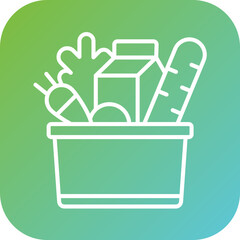 Sticker - Groceries Icon Style