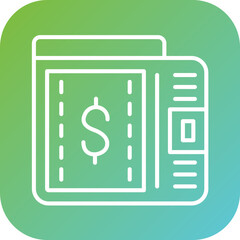 Sticker - Wallet Icon Style