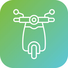 Sticker - Scooter Icon Style