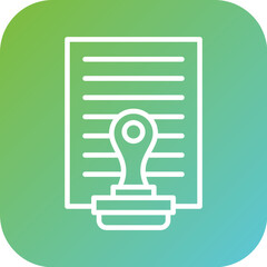 Poster - Agreement Icon Style