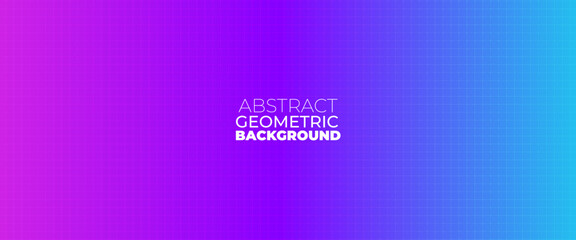 Sticker - Abstract geometric background with colorful gradient and square pattern