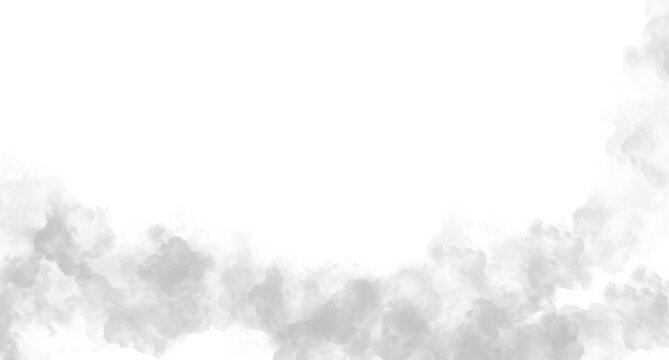 floating white fog effect