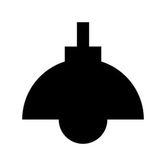 Poster - Ceiling Lamp Flat Vector Icon