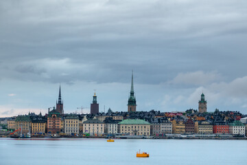 Sticker - Stockholm old town (Gamla Stan), capital of Sweden