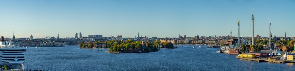 Sticker - Waterfront of Stockholm capital of Sweden