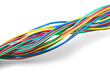 © BillionPhotos.com - Multicolored computer cables isolated on white background