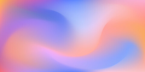 Wall Mural - Abstract blurred gradient mesh background in bright colors. Vector colorful smooth illustrations