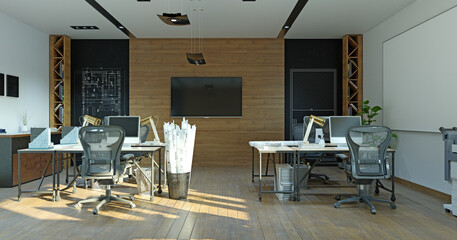 Wall Mural - modern office interior