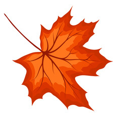 Poster - Maple Fall Leaf