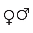 gender simple icon symbol