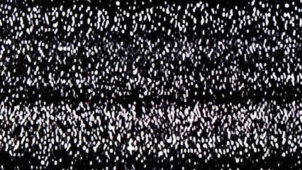 Wall Mural - TV Static Noise Glitch Effect – Original Video from a vintage Television