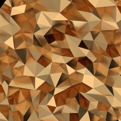 Wall Mural - Abstract Low-Poly background. triangulated texture. Design 3d. Polygonal geometrical pattern. Triangular modern style