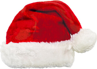 Canvas Print - Red Santa Hat isolated on white background