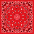 Bandana Pattern Seamless pattern based on ornament paisley Bandana Print. Vector ornament paisley Bandana Print. Silk neck scarf or kerchief square pattern design style, best motive for print on fabri
