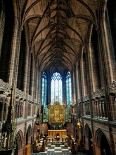The Majestic Liverpool Anglican Cathedral, UK