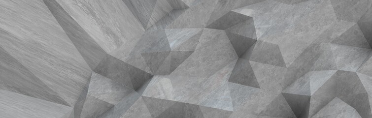 Fototapete - shape. Distorted low poly backdrop with sharp lines.