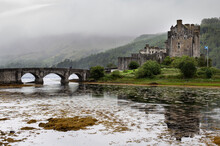 Eilean Donan Castle On Loch Duich In The Scottish Highlands