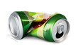 Crushed Beverage Can