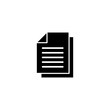 © OLIVEIA - Document icon vector illustration. Paper sign and symbol. File Icon