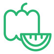 dessert food foodstuff fruits healthy nature pumpkin icon