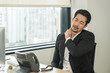 © Mongkolchon - businessman having office syndrome with symptom of neck pain