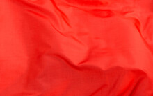Close Up Of Red Flag Background