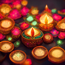 Diwali Candle Festival Of Lights