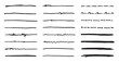 © Asyam Design - Vector set of hand drawn underline.