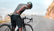 © Beaunitta Van Wyk/peopleimages.com - Fitness, sports injury and back pain by man cyclist feel uncomfortable while cycling along mountain route. Training, pain and injured athletic guy suffering from joint, muscle and spinal discomfort