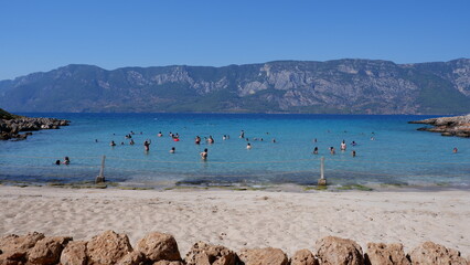 Wall Mural - Sedir Island, Cleopatra Island, Marmaris, Gokova, Mugla, Turkey - September , 16 2022