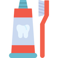 Canvas Print - Toothpaste Icon