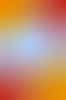 © Polea - vertical golden orange - warming red - sky blue gradient background