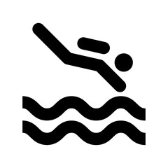 Poster - Snorkeler Vector Icon