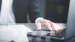 © chaylek - search technology Search Engine Optimization,Using Search Console on Your Website, Connecting and Searching Big Data Worldwide via Keywords.Businessmen use laptops to search for information