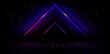 Abstract geometry shape tunnel triangle stage neon colors for ecommerce signs retail shopping, advertisement business agency, ads campaign marketing, email newsletter, landing pages, header, billboard