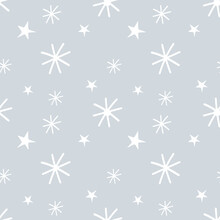 Christmas Seamless Pattern. Holiday Wrapping Paper Background.