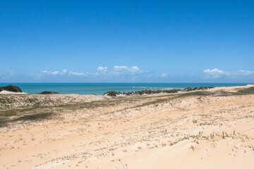 Wall Mural - Beautiful panoramic view of Genipabu beach 