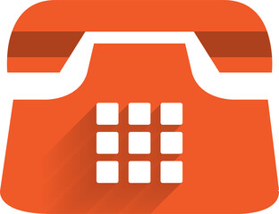 Poster - Icon telephone. Business concept and digital marketing. PNG