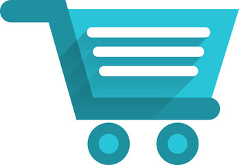 Poster - Icon shopping cart. Business concept and digital marketing. PNG