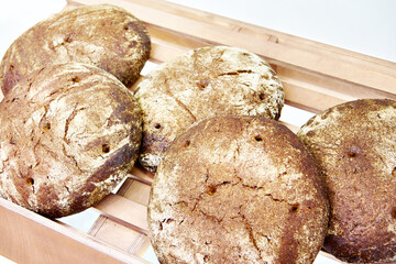 Wall Mural - Fresh bread in bakery