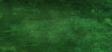 Retro Vintage Green Grunge Texture Dark Black Background