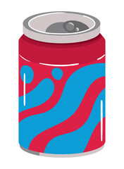 Wall Mural - beverage can icon