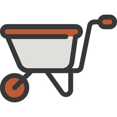 wheel trolley icon