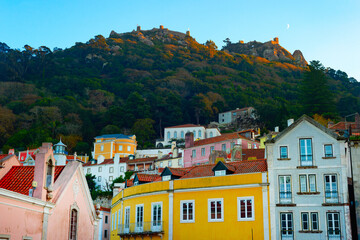 Poster - Moorish castle town Sintra Portugal